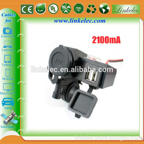 12v waterproof motorcycle usb power cable 12v